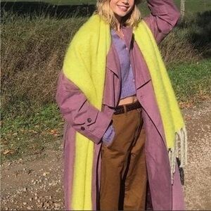 Perverze Purple Trench Coat